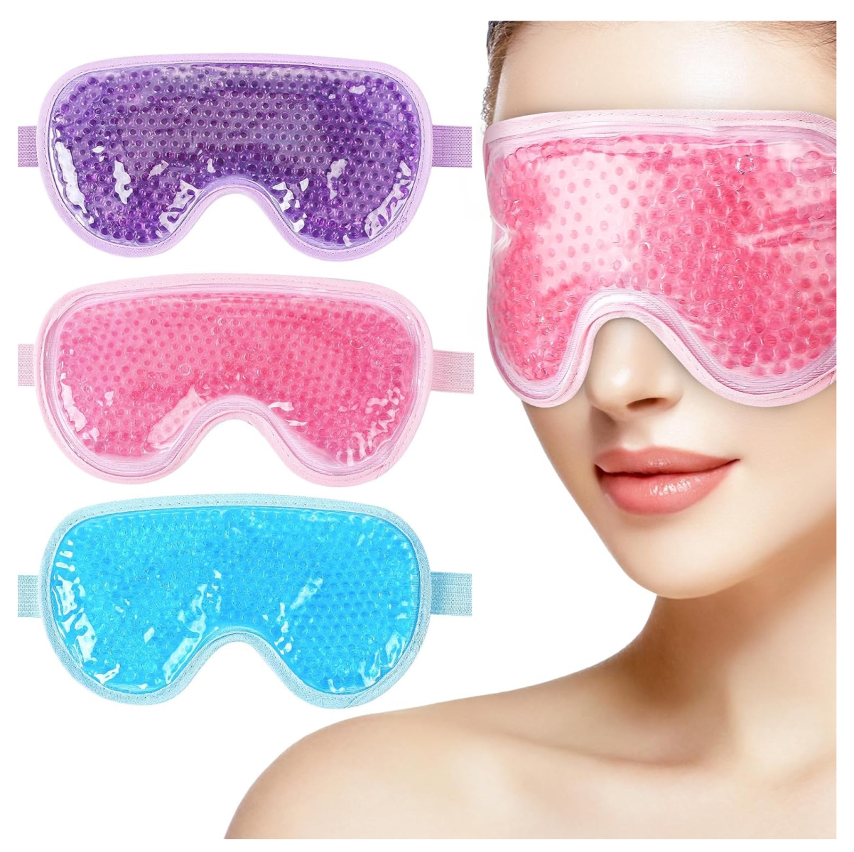 Mascarilla Frio Caliente Para Ojos Gel